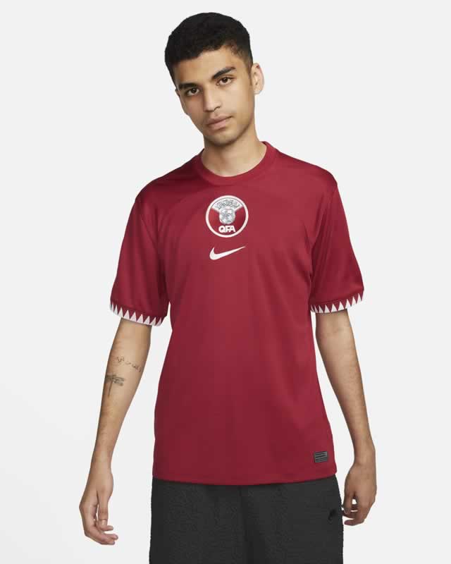 Qatar home shirt for the 2022 World Cup