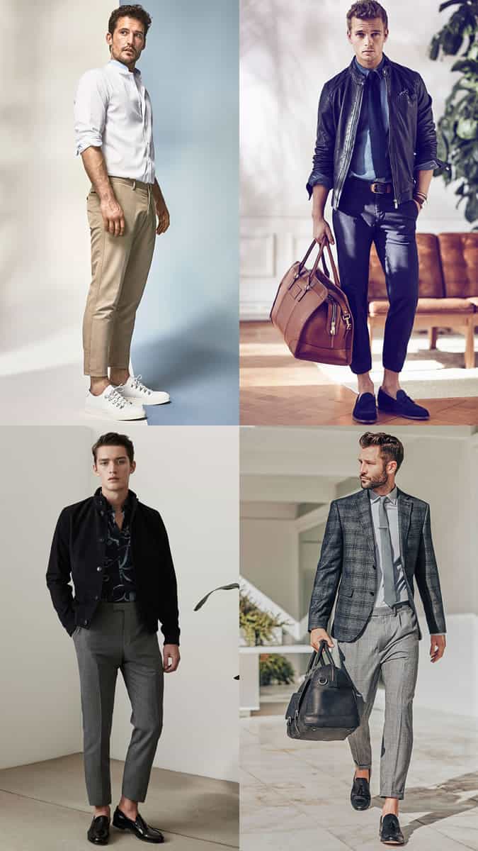 how to wear cropped trousers