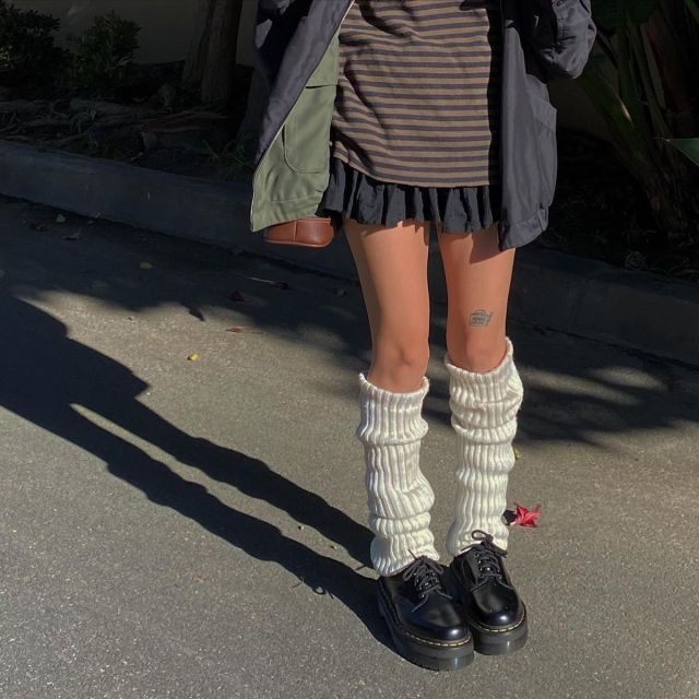 Leg warmers skirt outfits