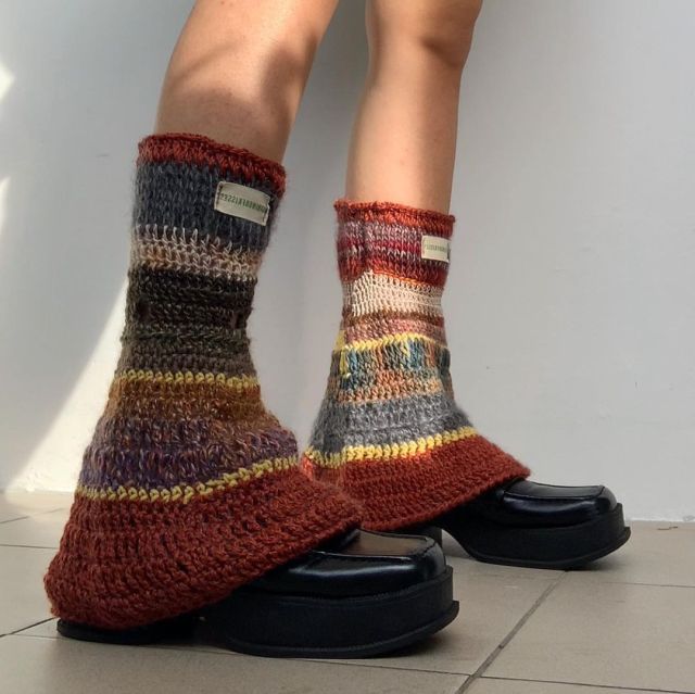 knit Leg Warmer  