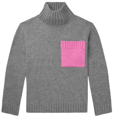 JW Anderson Two-Tone Turtleneck Sweater