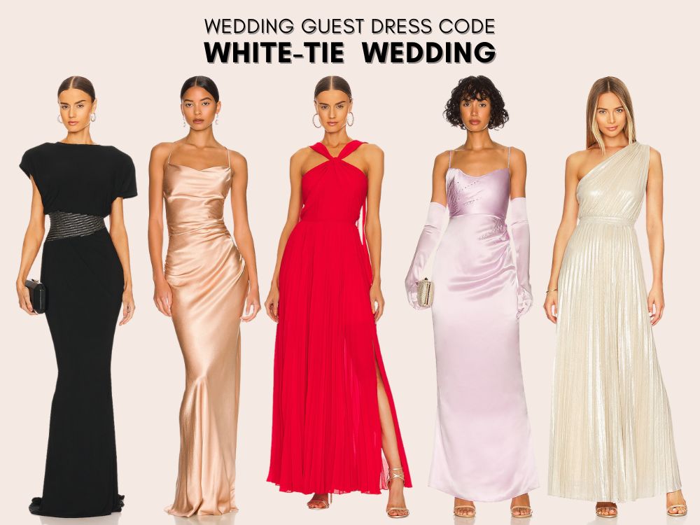 Wedding Guest Dress Code - White Tie Wedding