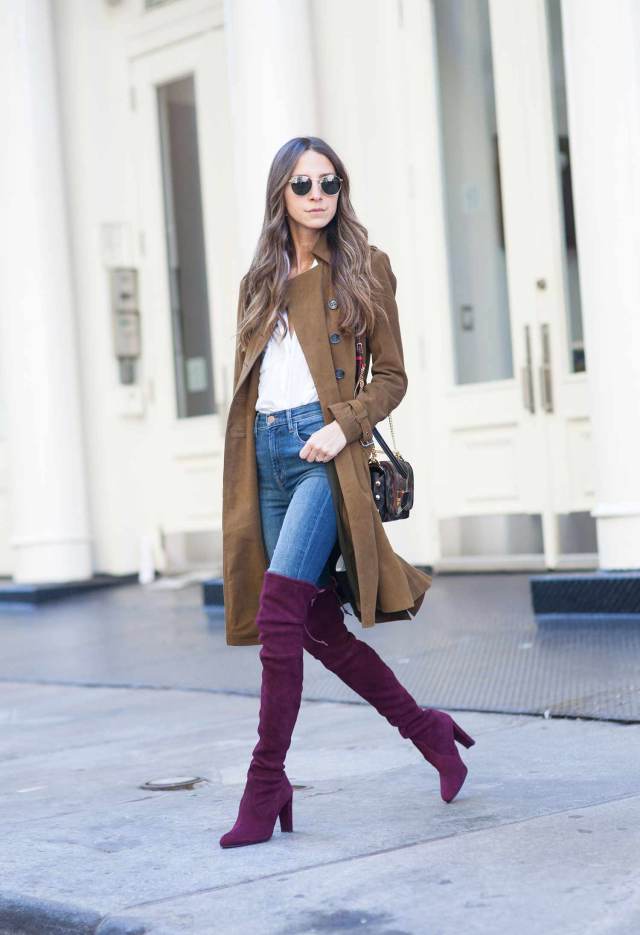 knee high boots street styles How to Wear Knee High Boots with Fabulous New Fashion Outfits