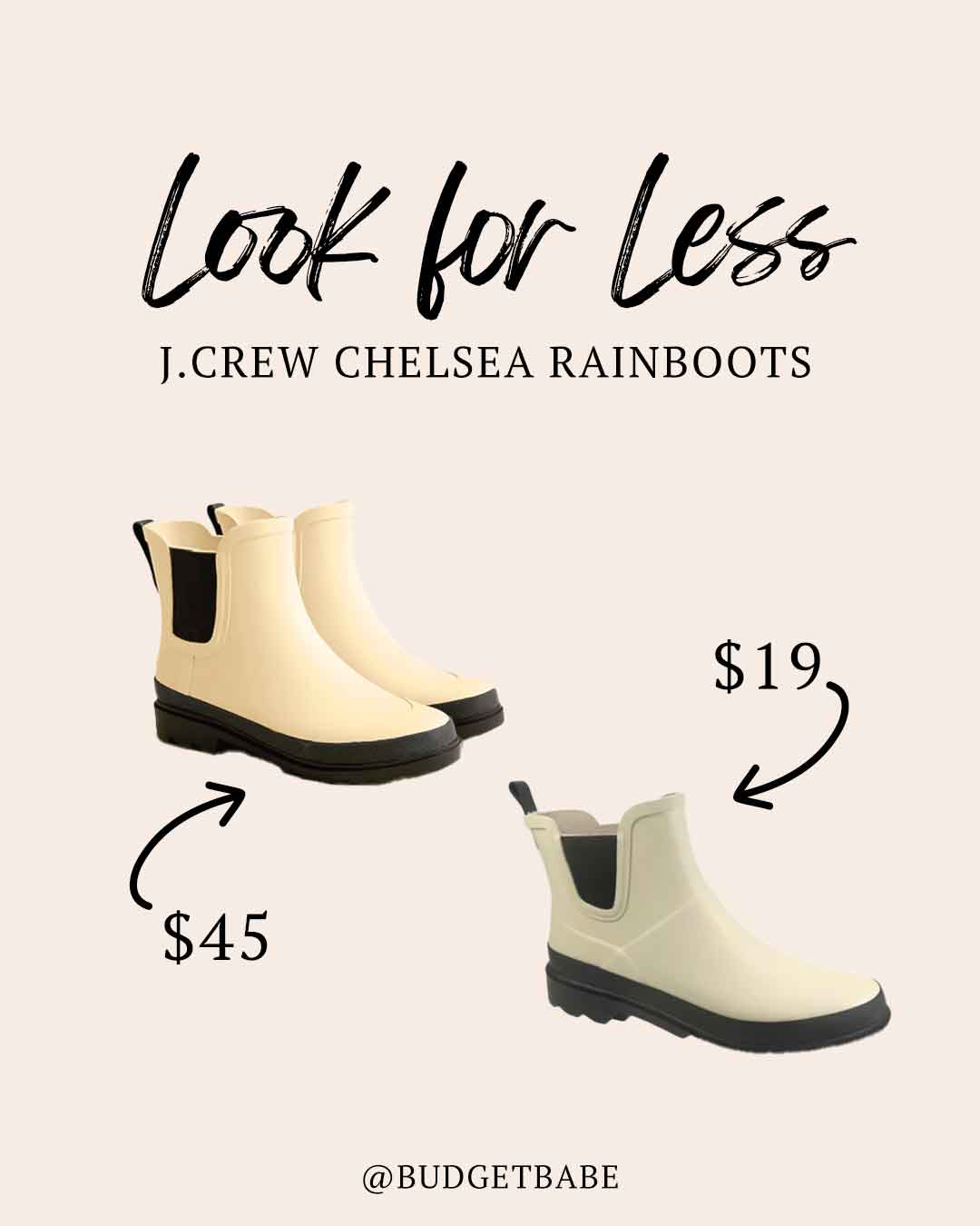 J.Crew chelsea rain boots